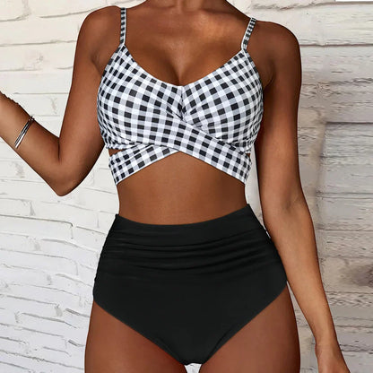 Velauras™ Yüksek Bel Çiçekli Bikini