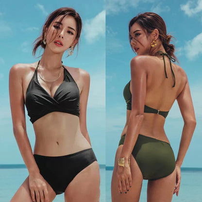 Velauras™ Düz Çapraz Push Up Bikini