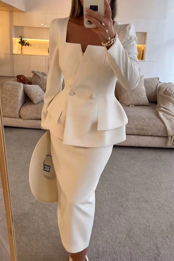 Velauras™ Blazer Ve Kalem Etek Takımı