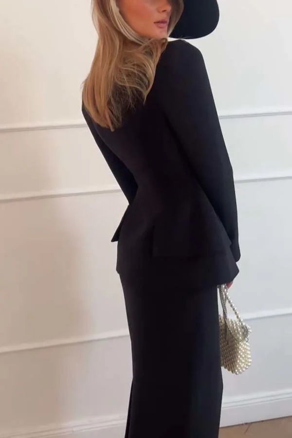 Velauras™ Blazer Ve Kalem Etek Takımı