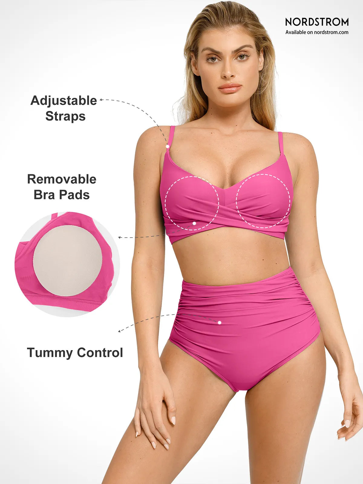 Velauras™ Şekillendirici Buruşuk Şekillendirici Bikini Üst Ve Alt Takımı