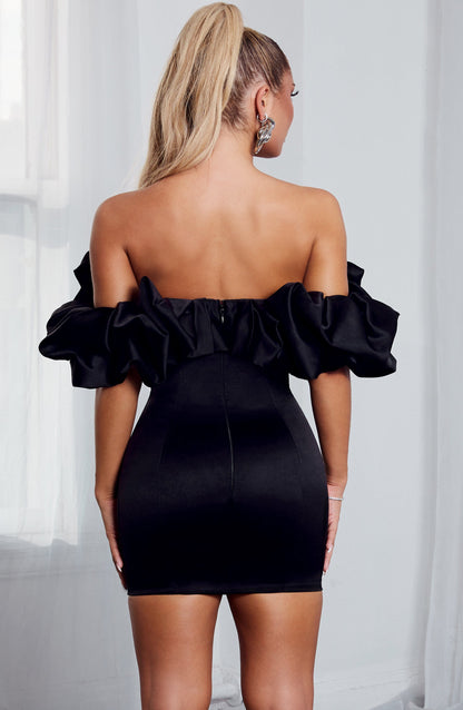 Velauras™ Allie Mini Elbise - Siyah