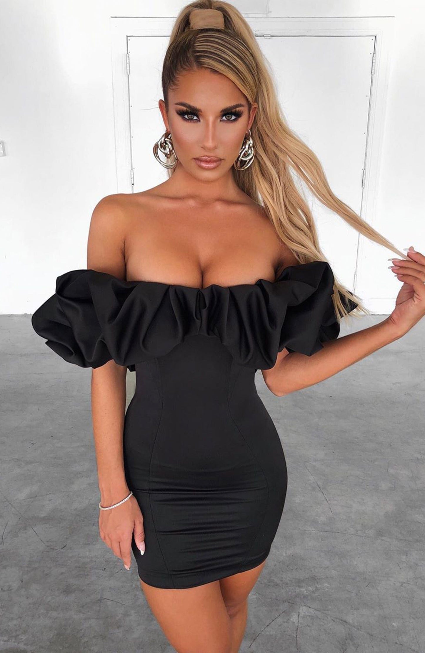 Velauras™ Allie Mini Elbise - Siyah