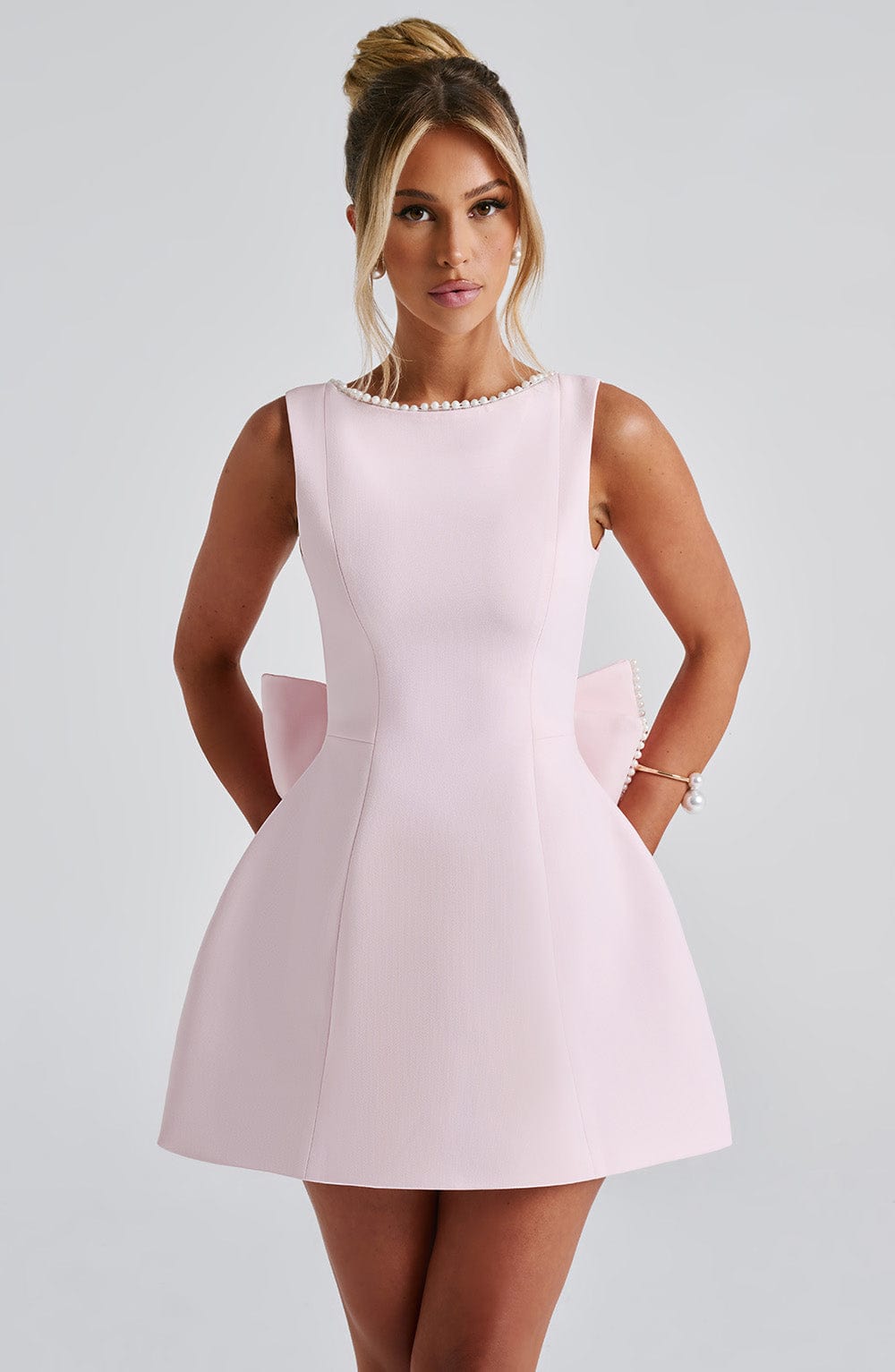 Velauras™ Carrie Mini Elbise - Allık