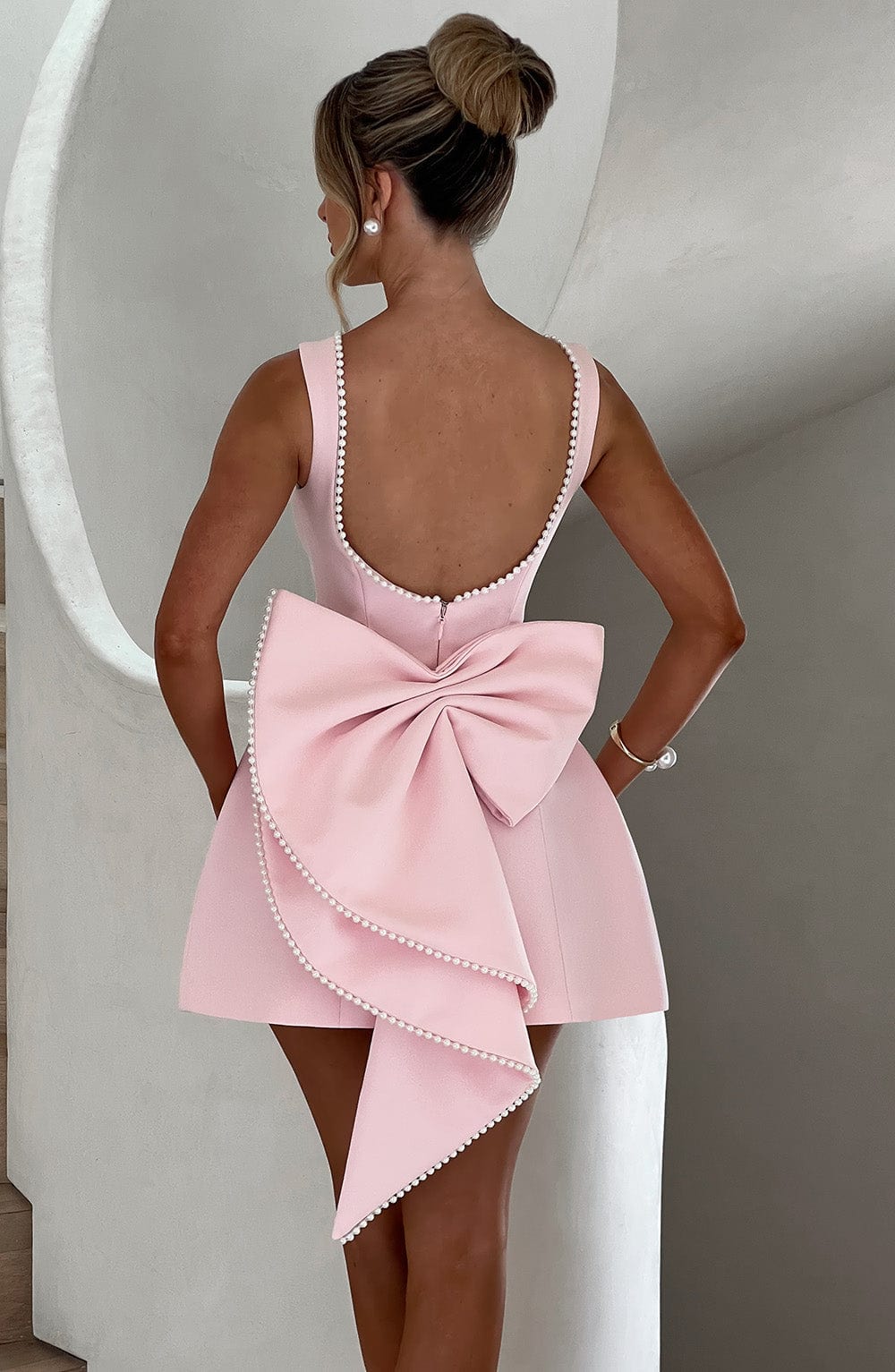 Velauras™ Carrie Mini Elbise - Allık