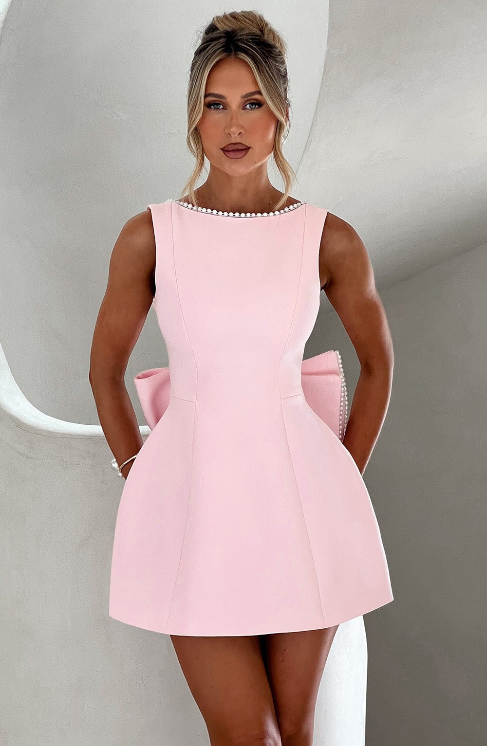 Velauras™ Carrie Mini Elbise - Allık