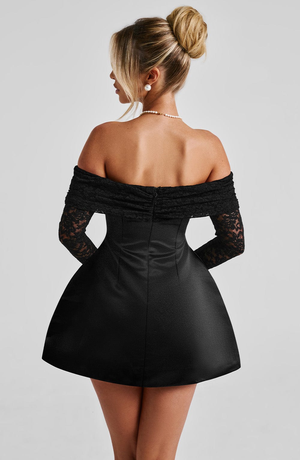 Velauras™ Georgianna Mini Elbise - Siyah
