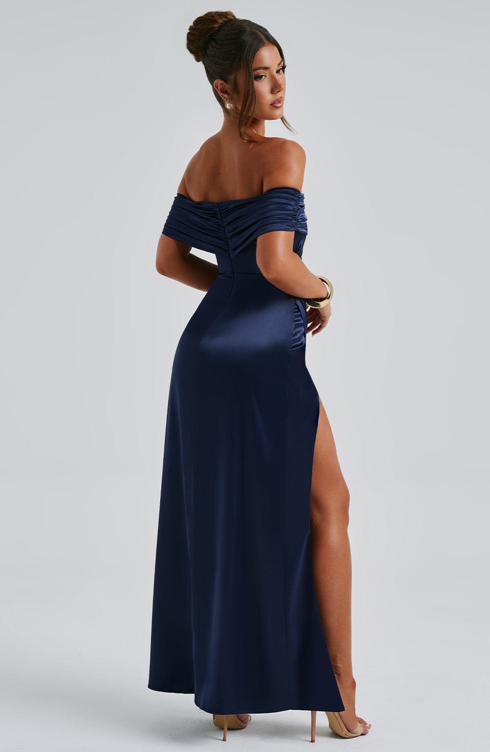 Velauras™ Gwendolyn Maxi Elbise - Lacivert