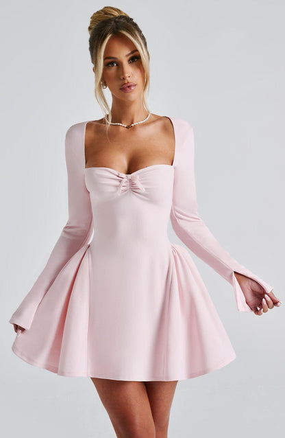 Velauras Megan Mini Elbise - Allık