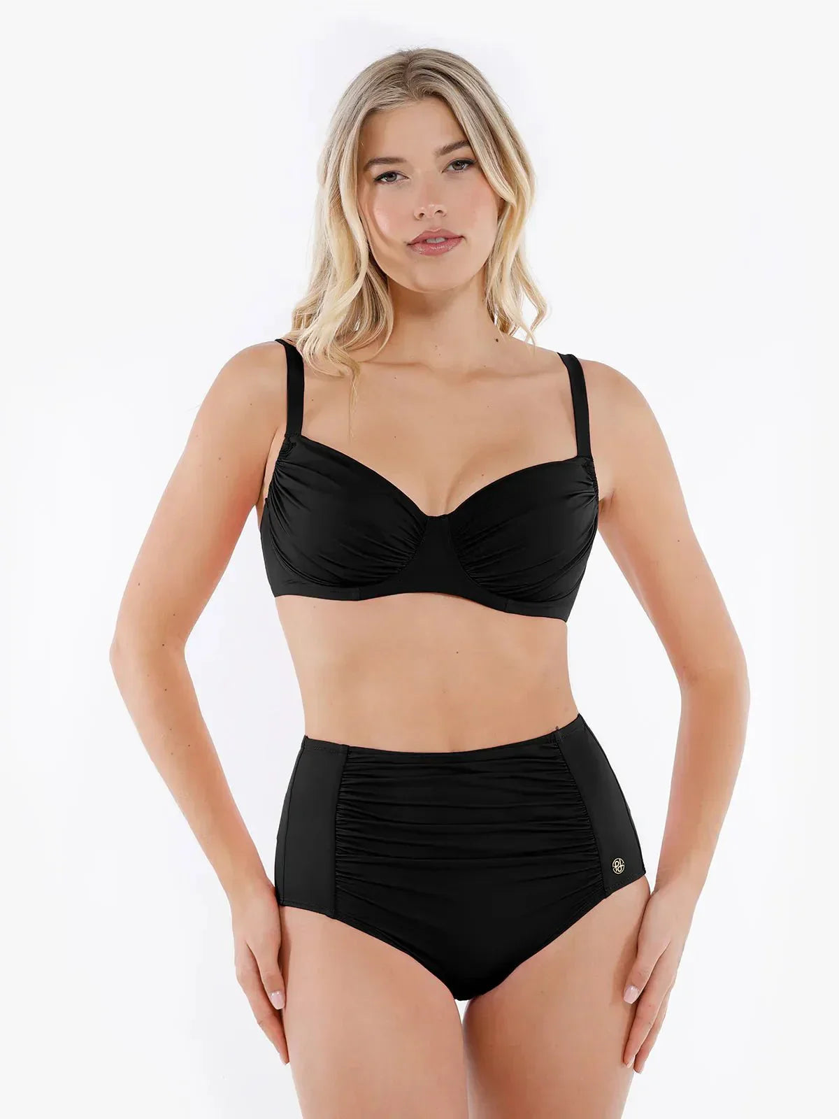 Velauras™ Şekillendirici Buruşuk Balenli Bikini Üstü