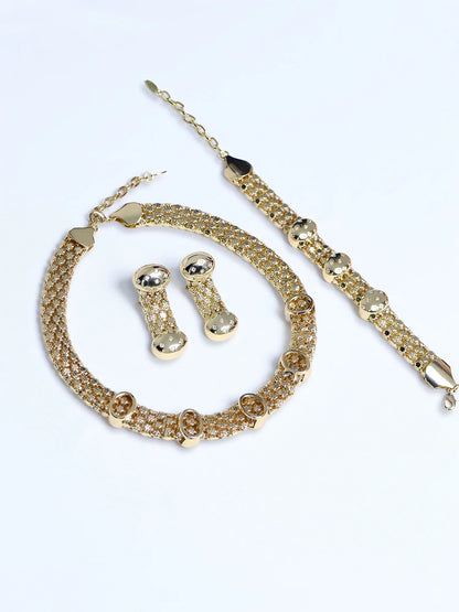 Gold Designer Jewelry Sets|NOOSGOP