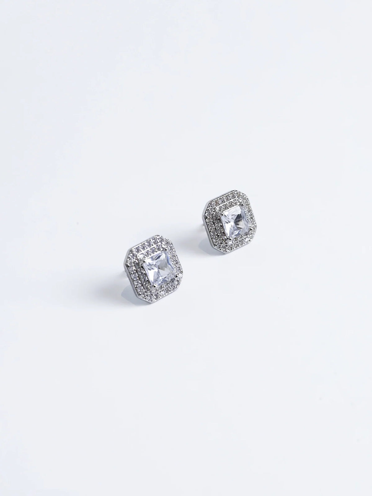 White Gold Bracelet Necklace and Earrings Sets|NOOSGOP