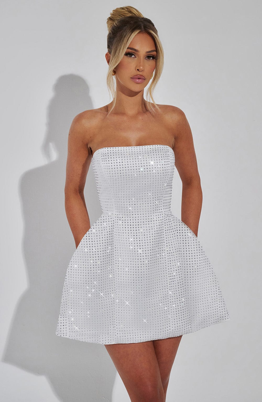 Velauras™ Paloma Mini Elbise - Fildişi