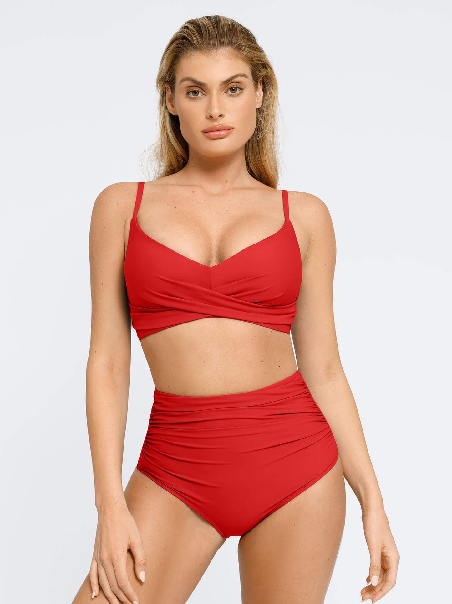 Velauras™ Şekillendirici Buruşuk Şekillendirici Bikini Üst Ve Alt Takımı
