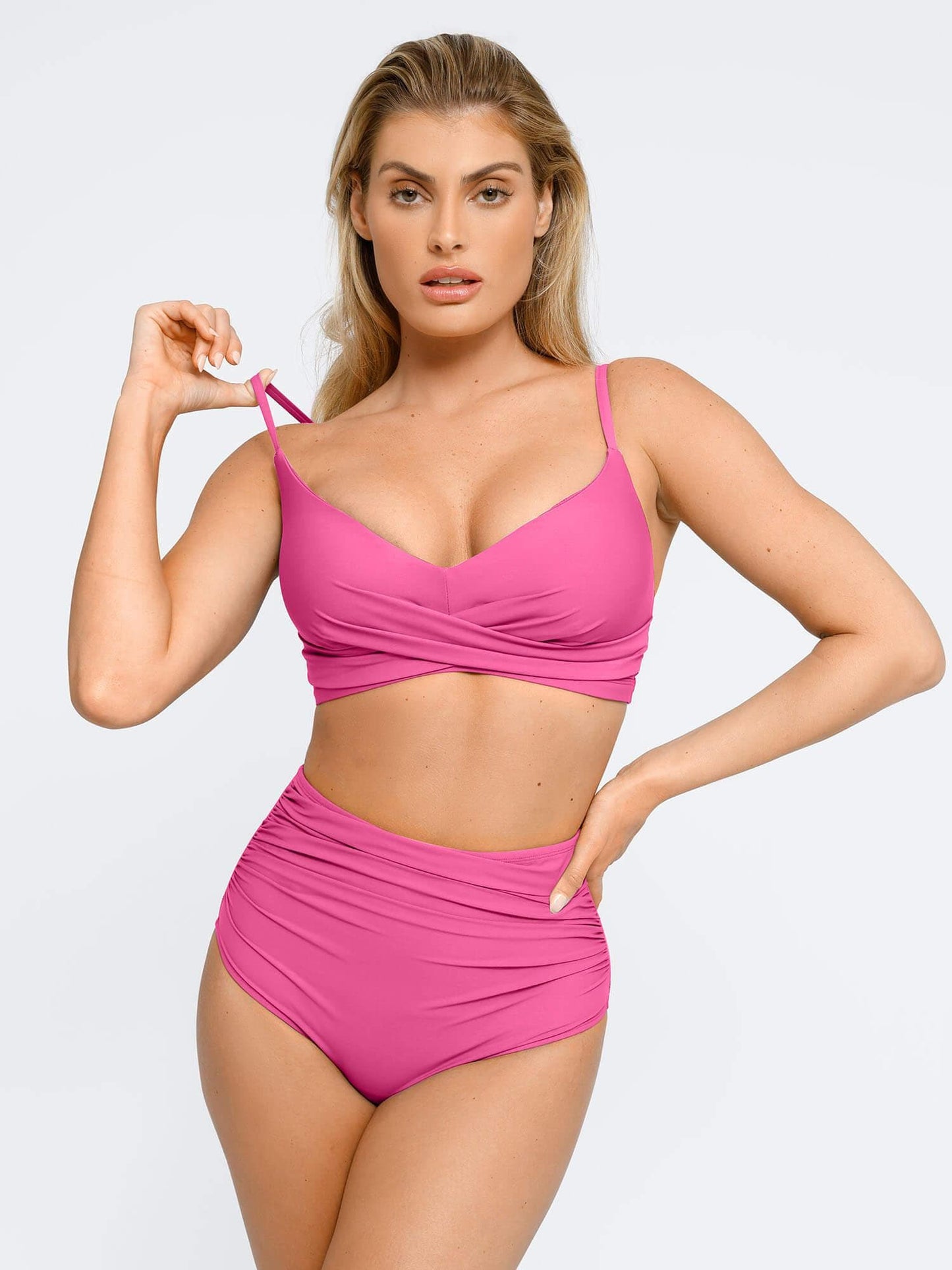 Velauras™ Şekillendirici Buruşuk Şekillendirici Bikini Üst Ve Alt Takımı