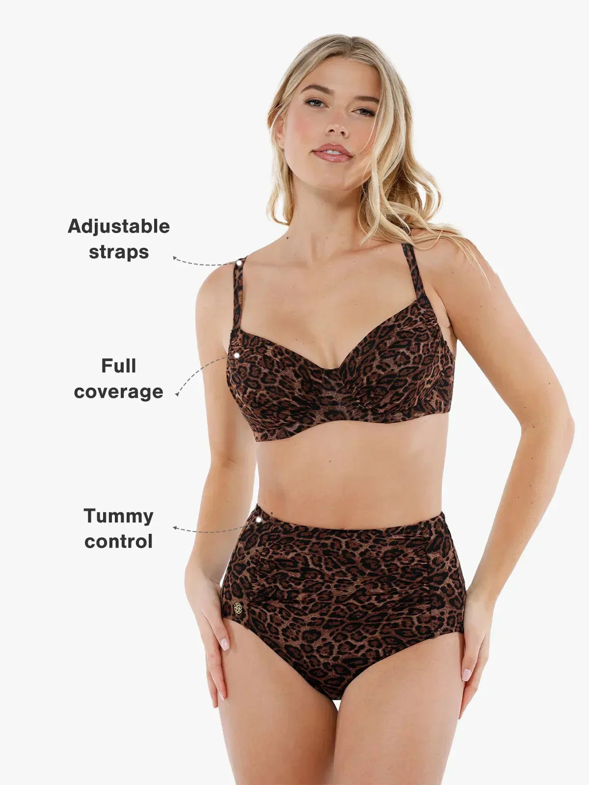 Velauras™ Şekillendirici Buruşuk Karın Kontrol Bikini Takımı